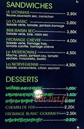 Ti Kaz Gourmet — carte page 2