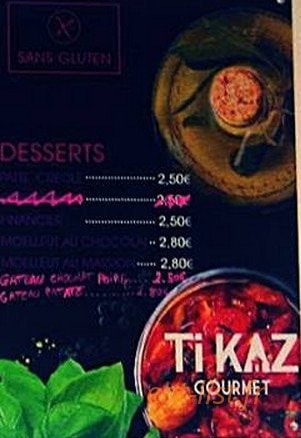 Ti Kaz Gourmet — carte page 4