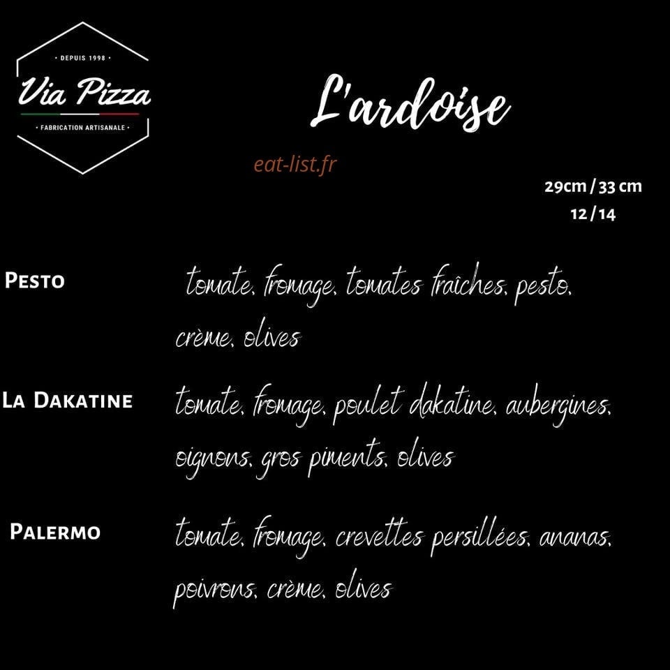 Via Pizza — carte page 15