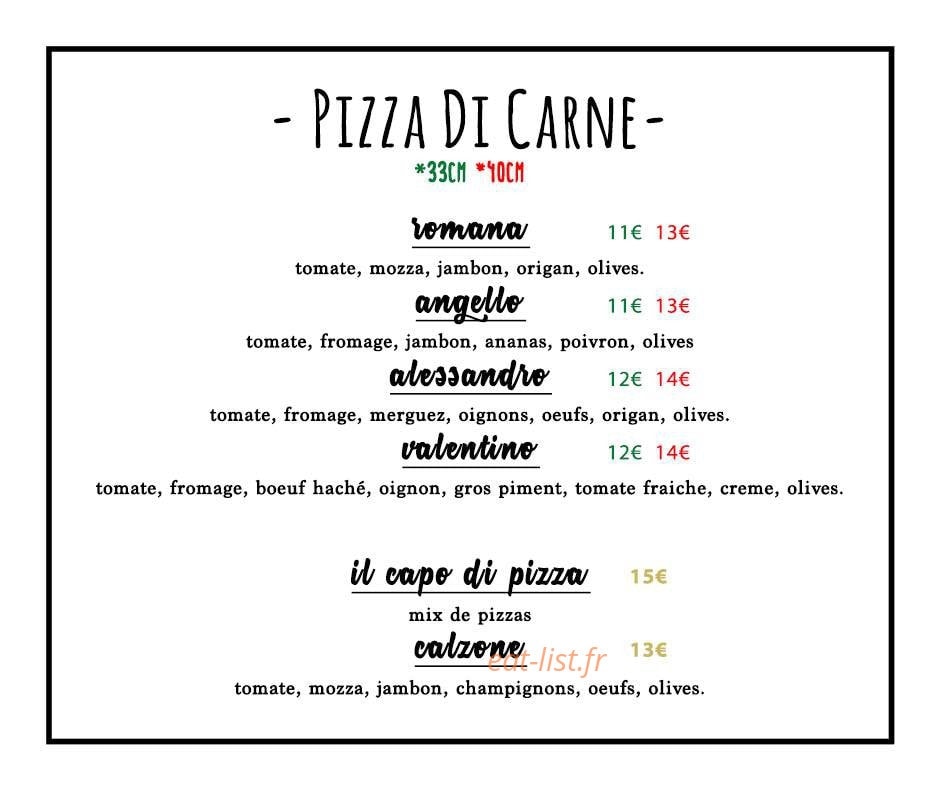 Bella italia — carte page 1