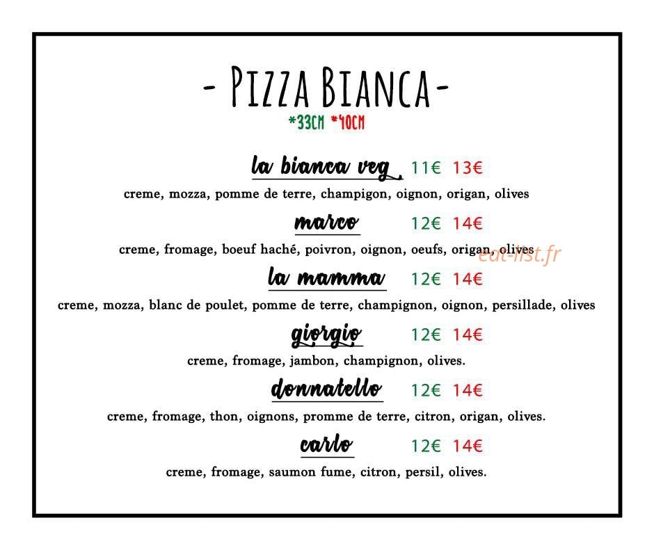 Bella italia — carte page 2