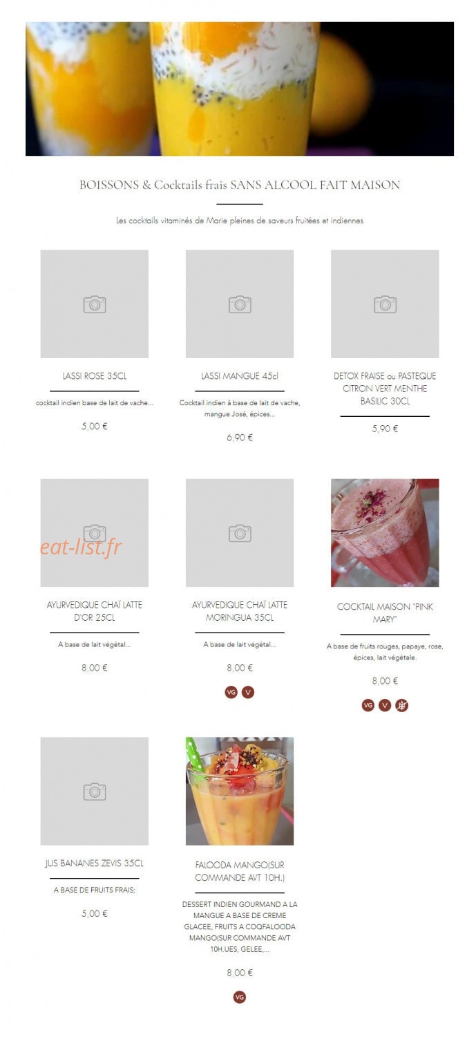 Chaat Masala — carte page 5