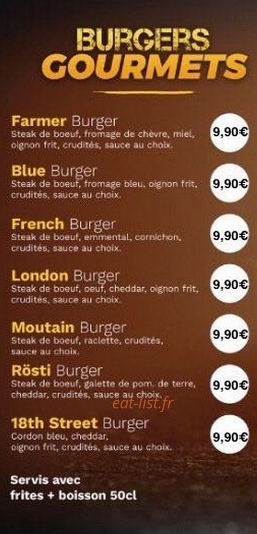 Crousty’s — carte page 4