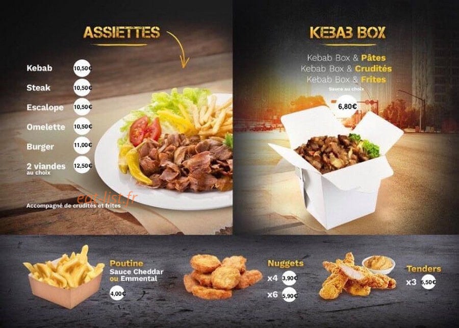 Crousty’s — carte page 1
