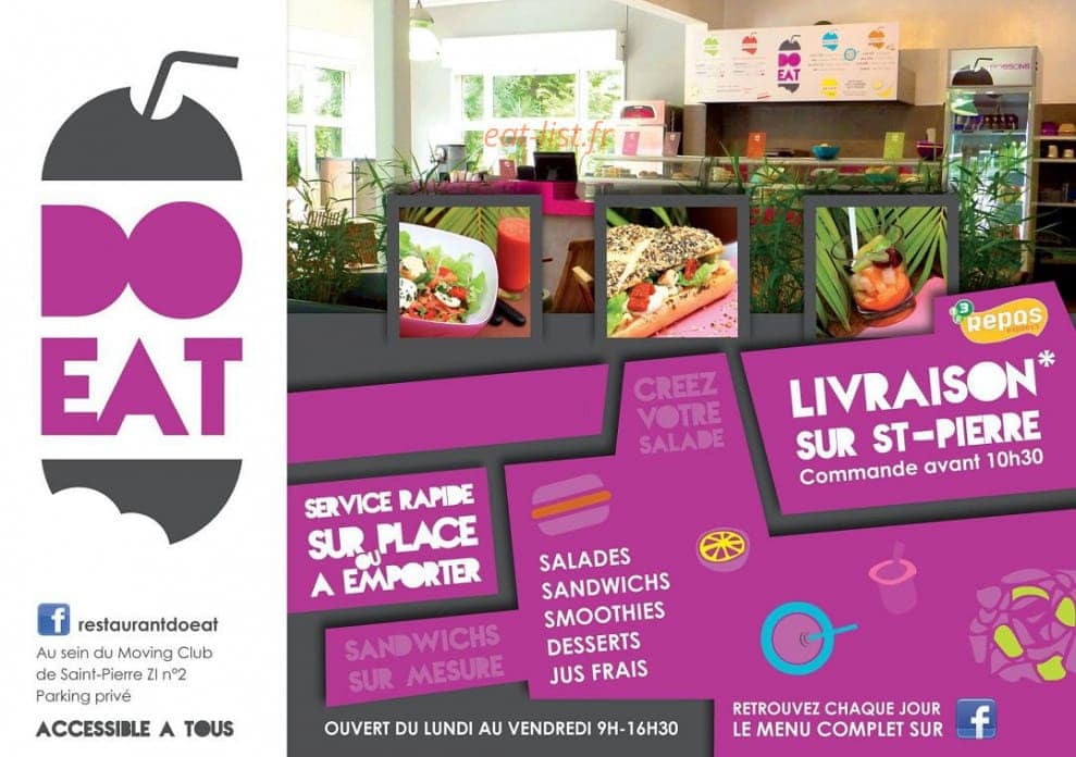 Do Eat — carte page 1