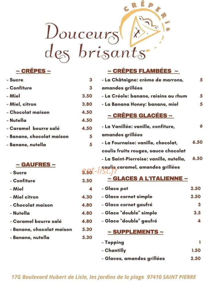 Douceurs des brisants — carte page 2