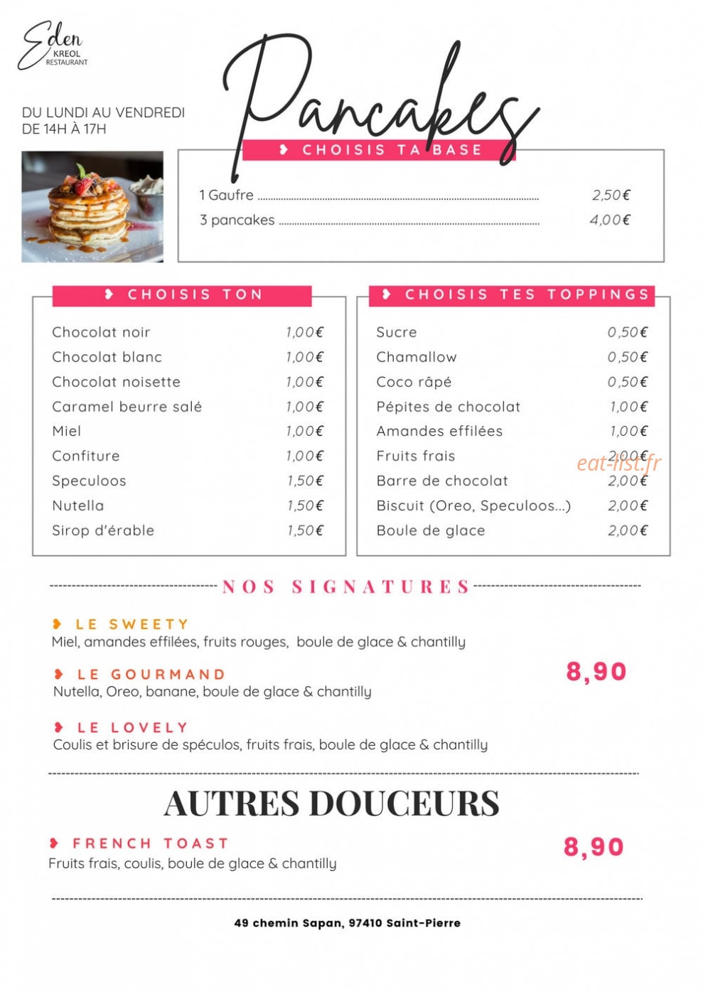 Eden Kreol — carte page 2