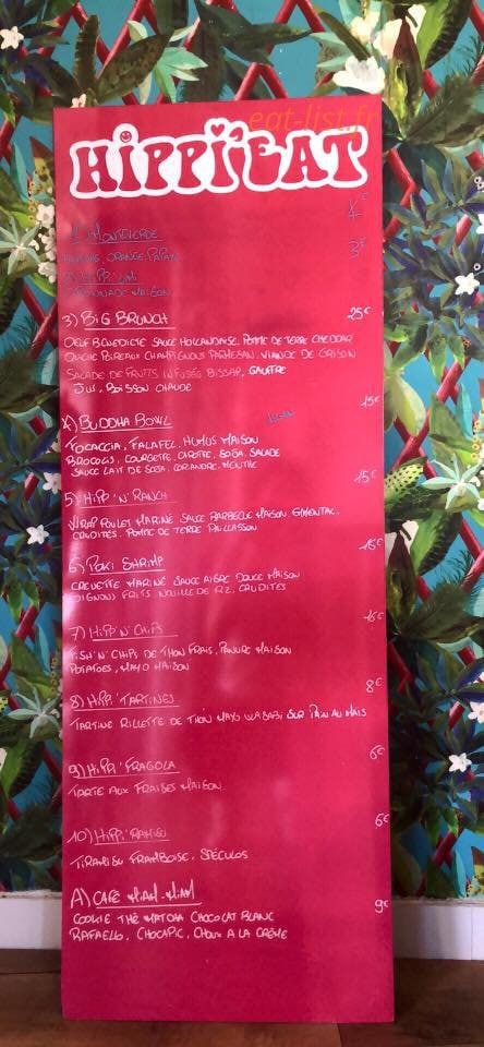 Hippi’Eat — carte page 1