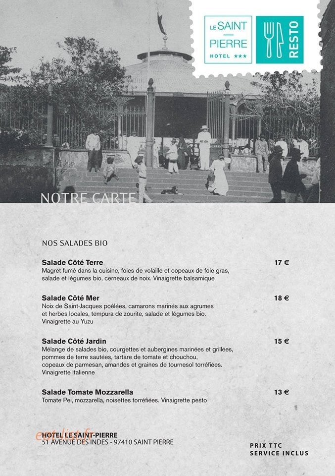 Hôtel le Saint-Pierre — carte page 1
