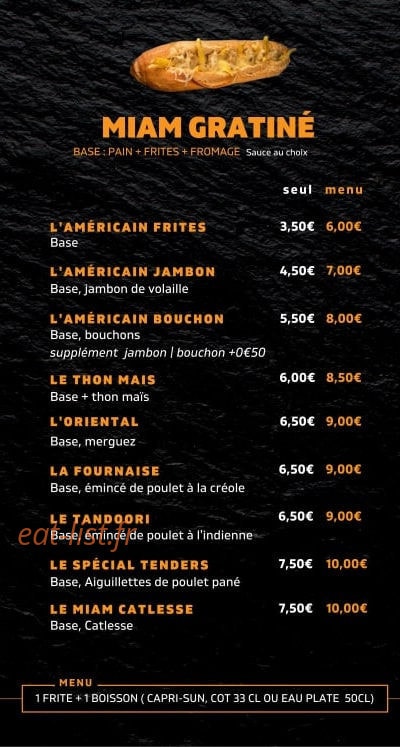 Instant Miam — carte page 2
