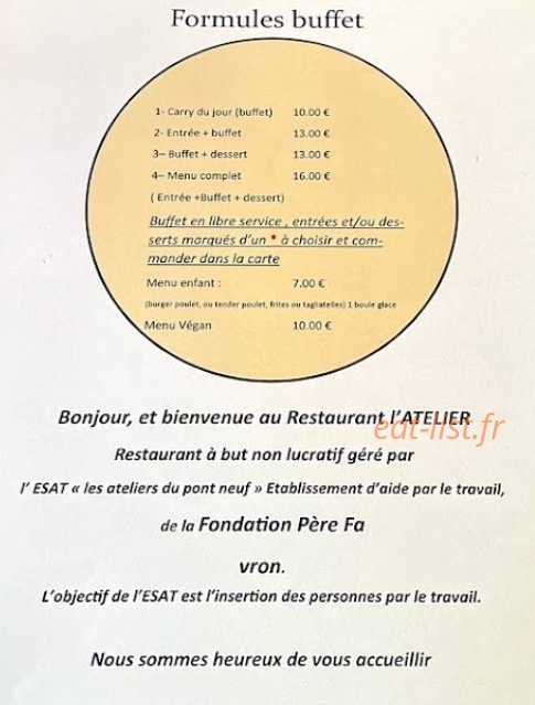L’atelier — carte page 2