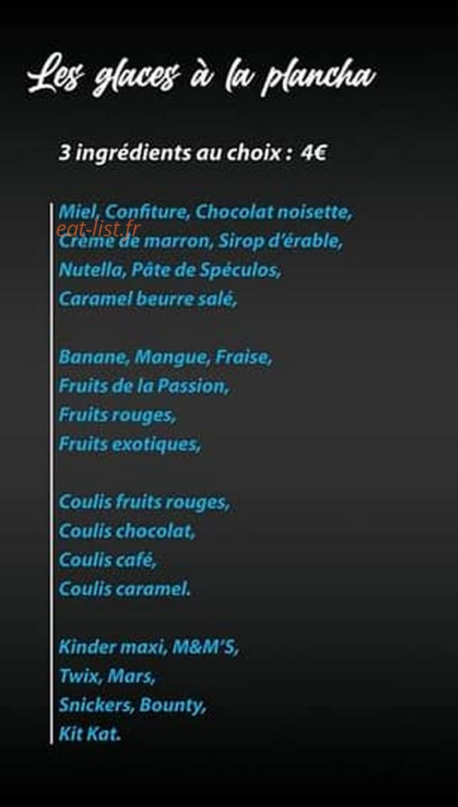 La Bonne Crêpe — carte page 3