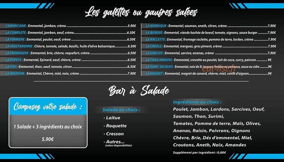 La Bonne Crêpe — carte page 5