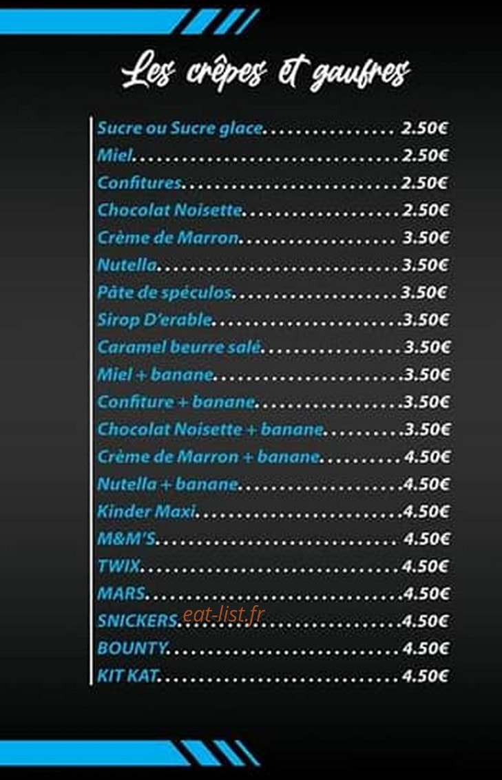 La Bonne Crêpe — carte page 2