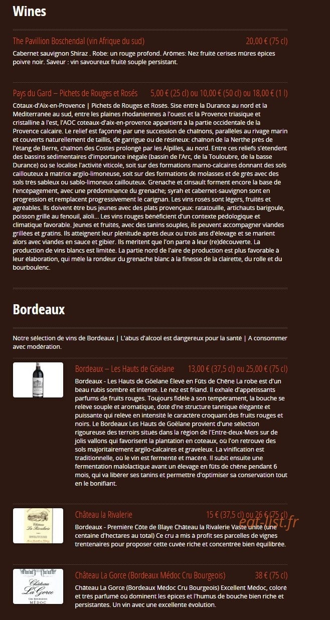 La Jonque Plus — carte page 20