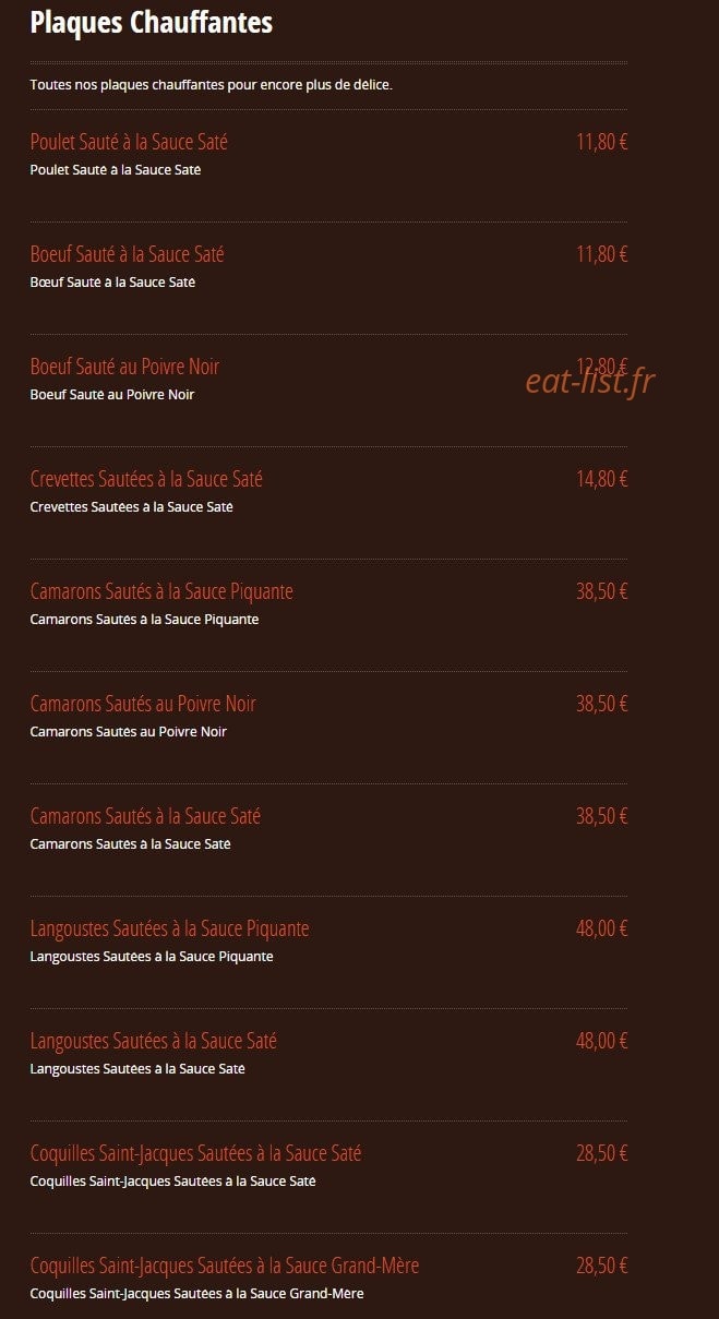 La Jonque Plus — carte page 9