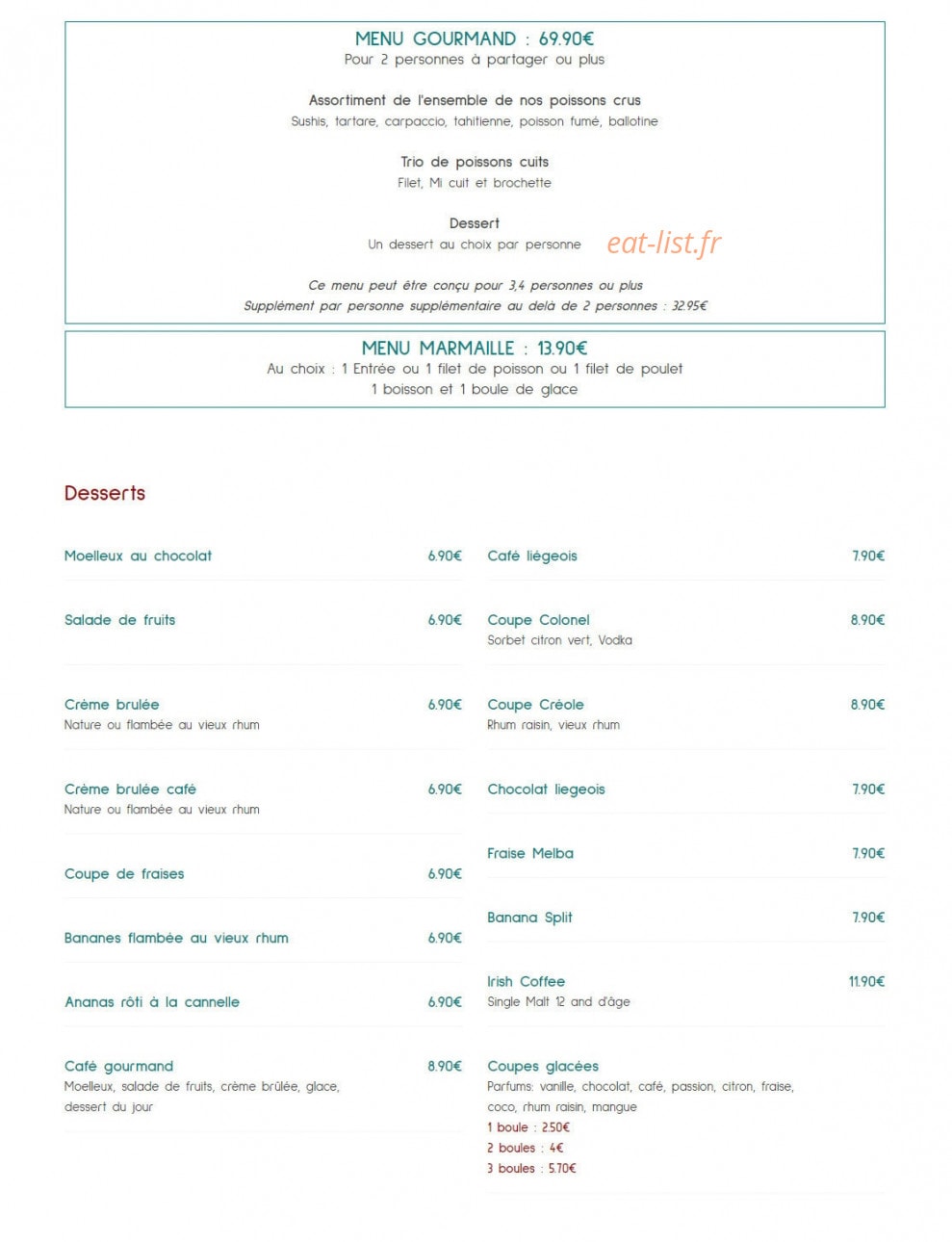Le Belem — carte page 3