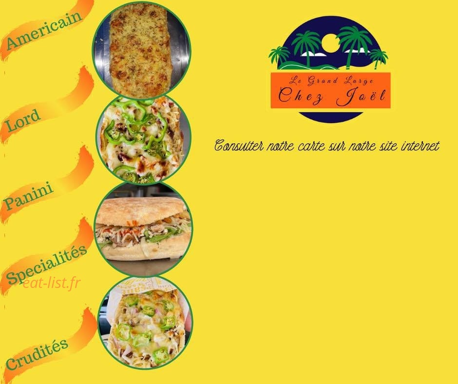 Le Grand Large Chez Joel — carte page 1