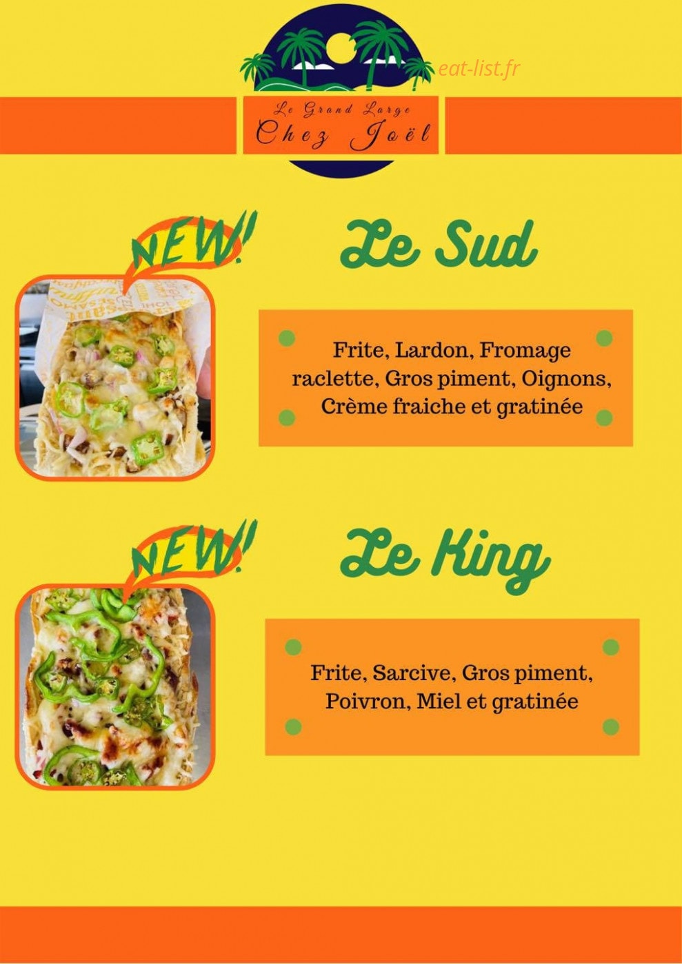 Le Grand Large Chez Joel — carte page 2