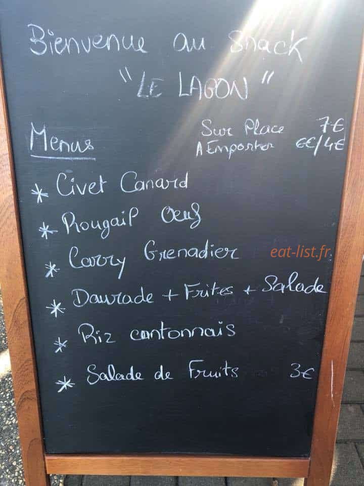 Le Lagon — carte page 1