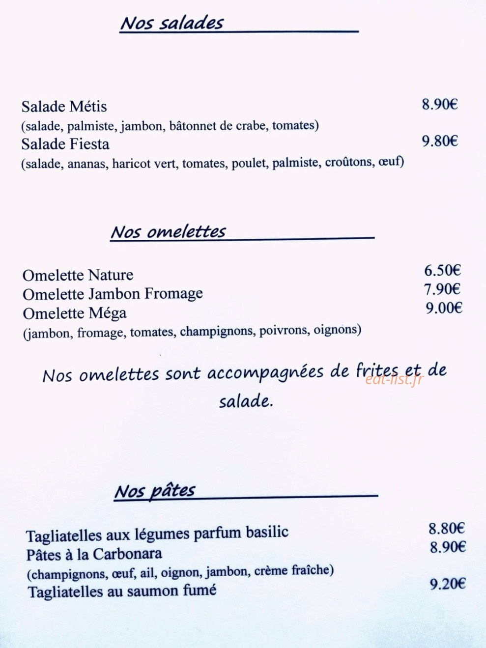 Le metis — carte page 3