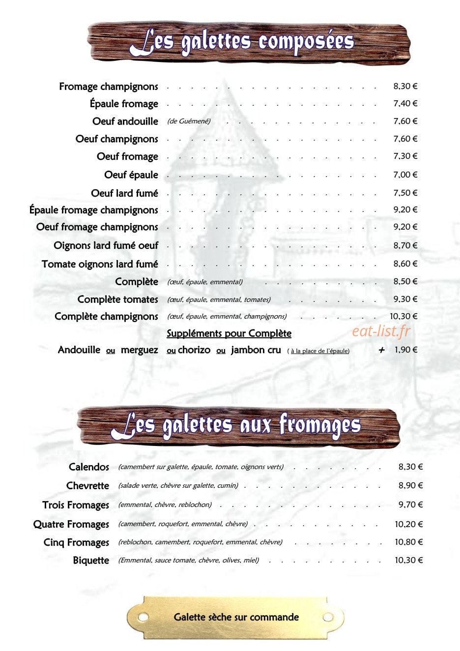 Le Saint Malo — carte page 6