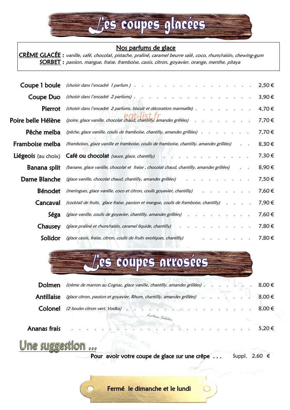 Le Saint Malo — carte page 10