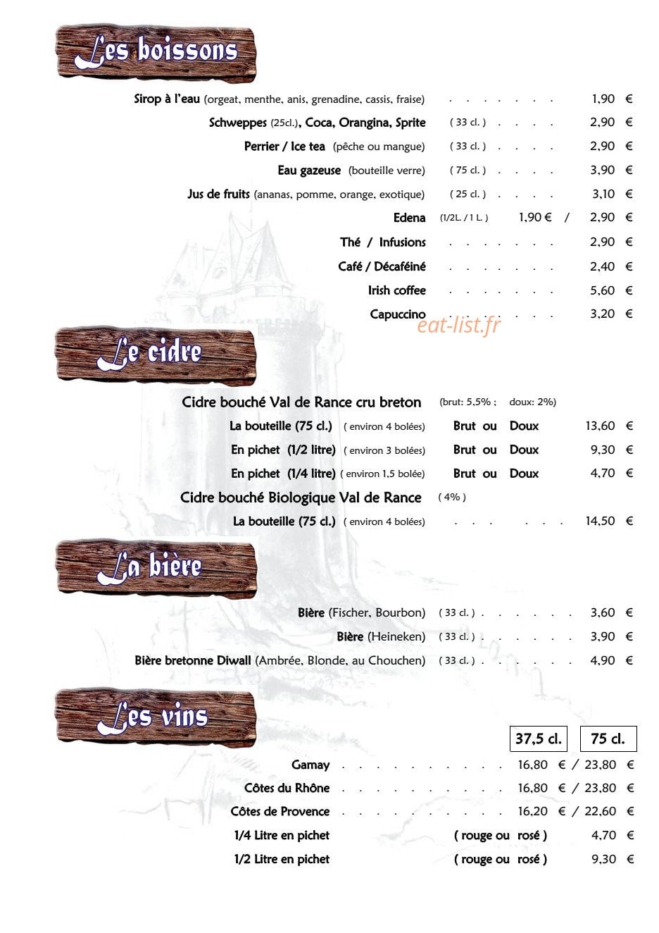 Le Saint Malo — carte page 3