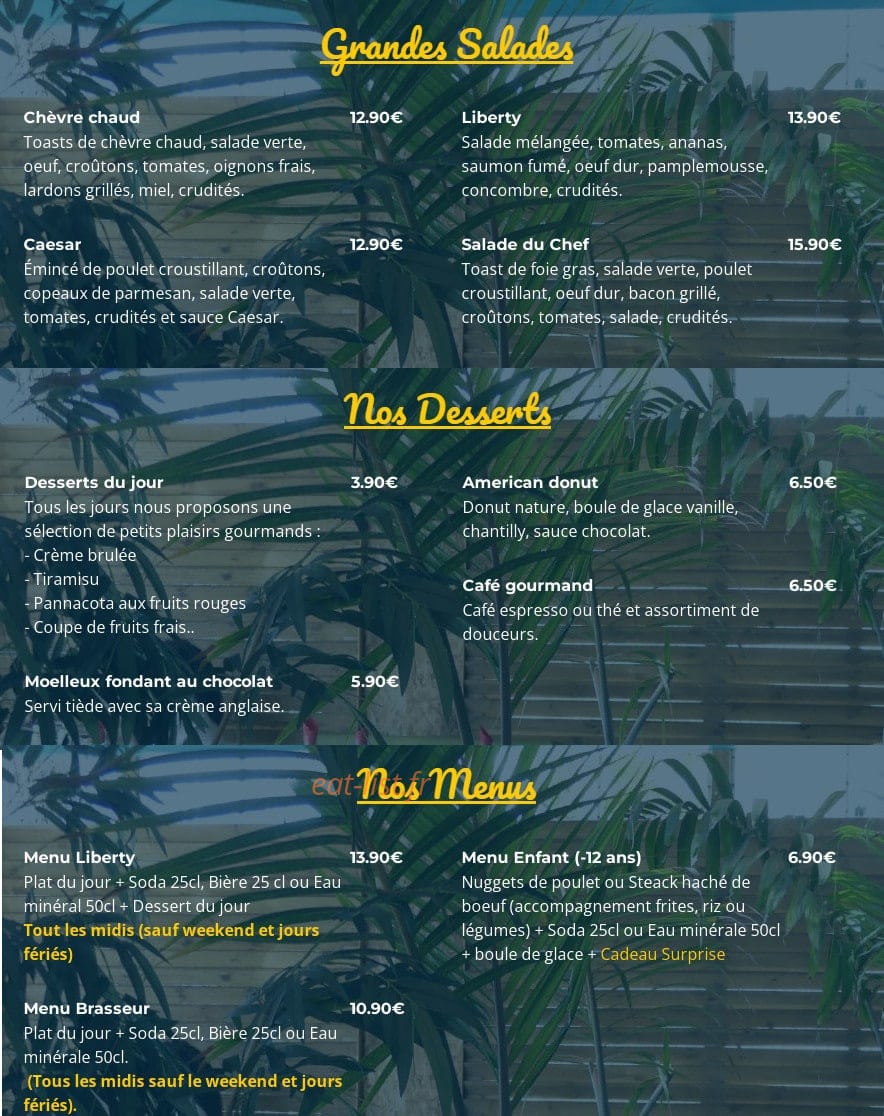 Liberty Plage — carte page 3