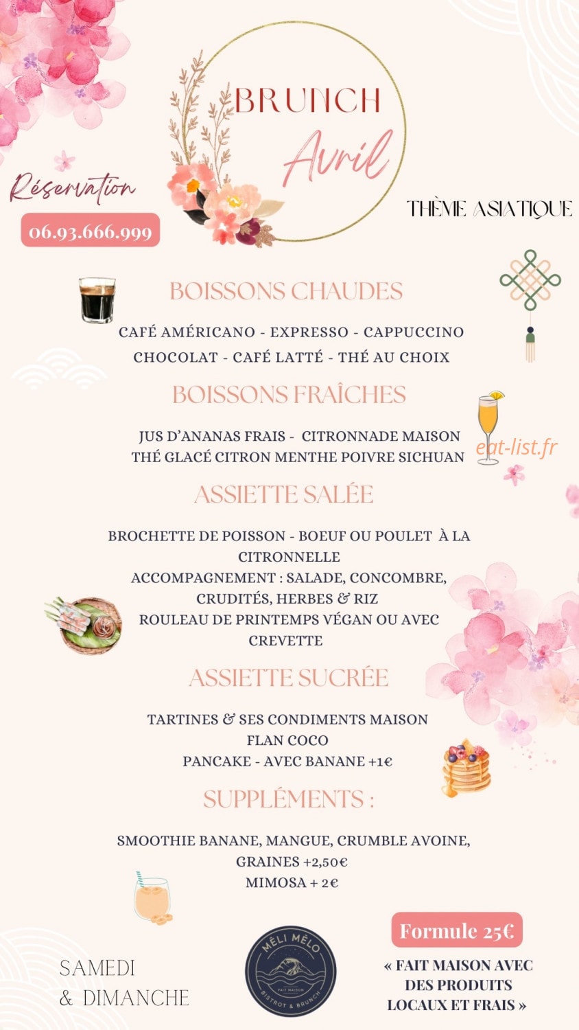 Méli-Mélo Bistrot & Brunch — carte page 2