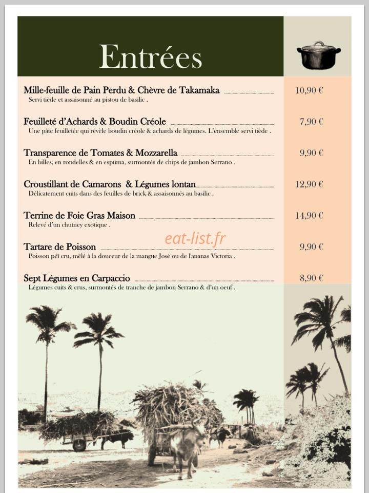 O'Flamboyant — carte page 1