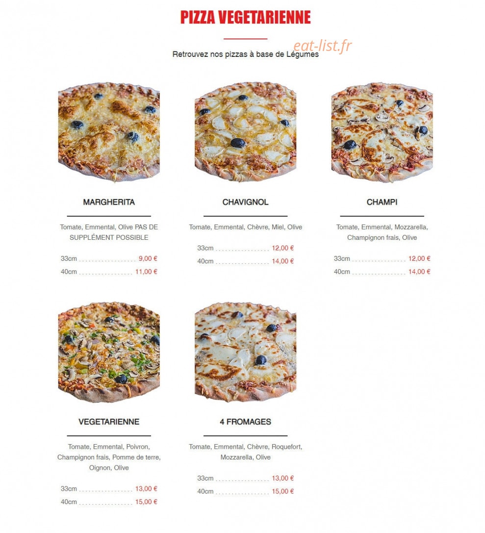 Pizza Club — carte page 5