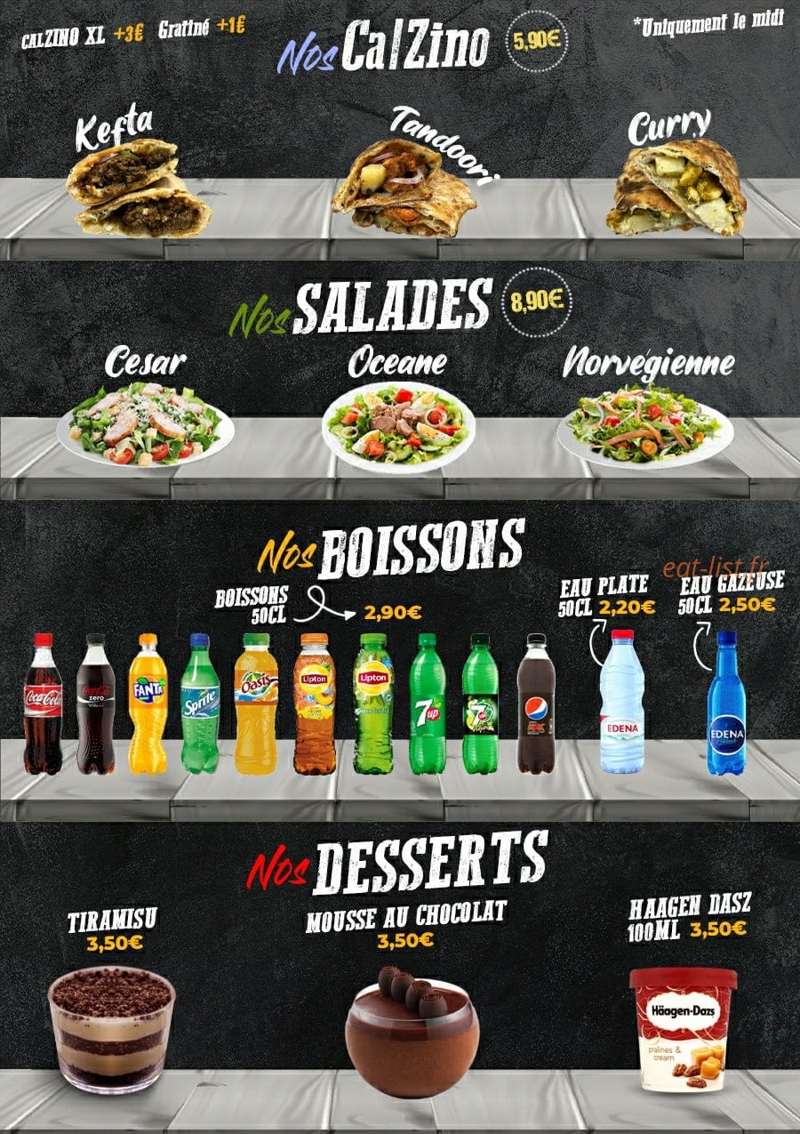 Pizza Zino — carte page 3