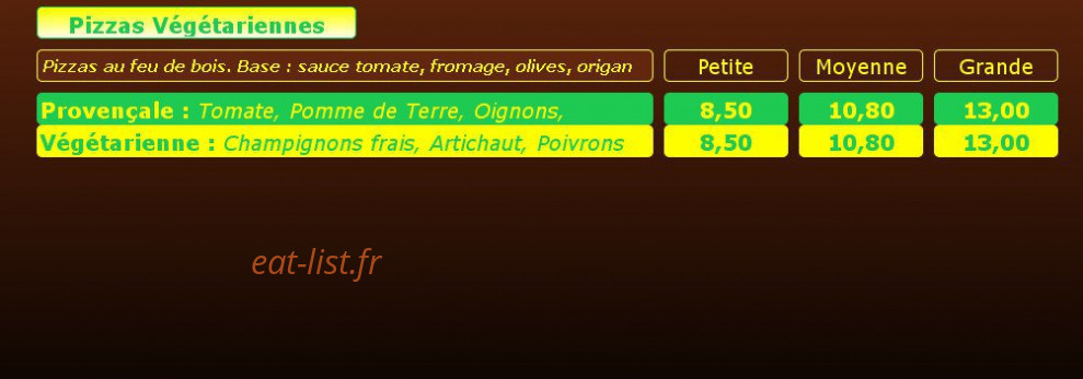Pizza + — carte page 2