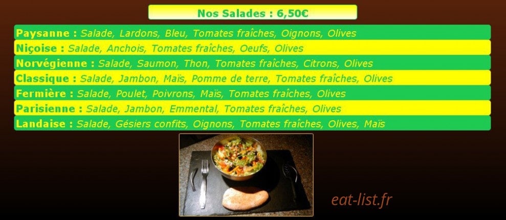 Pizza + — carte page 8