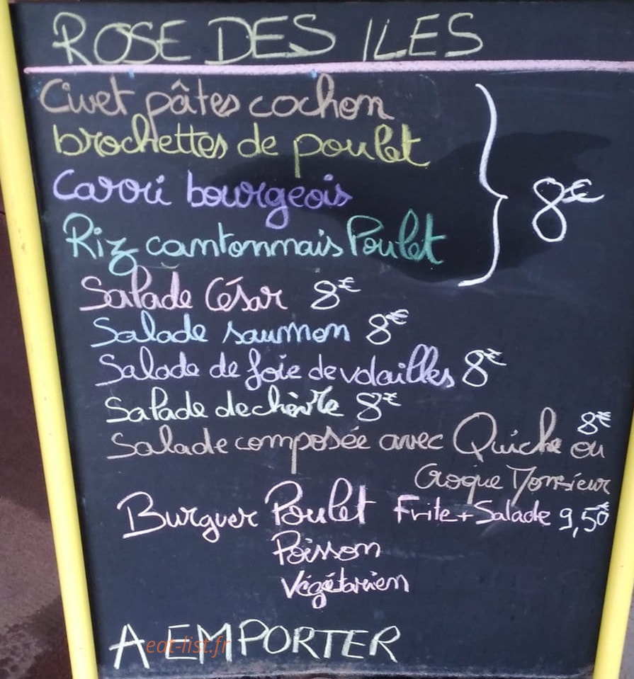 Rose Des Iles — carte page 1