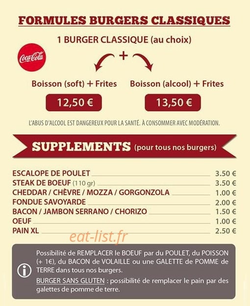 Sergio Burger — carte page 5