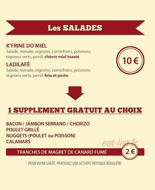 Sergio Burger — carte page 3