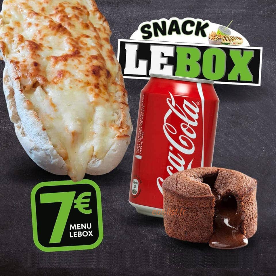 Snack Le Box — carte page 2