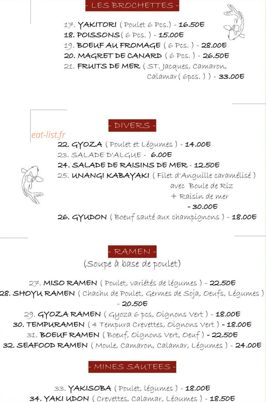 Taro — carte page 3
