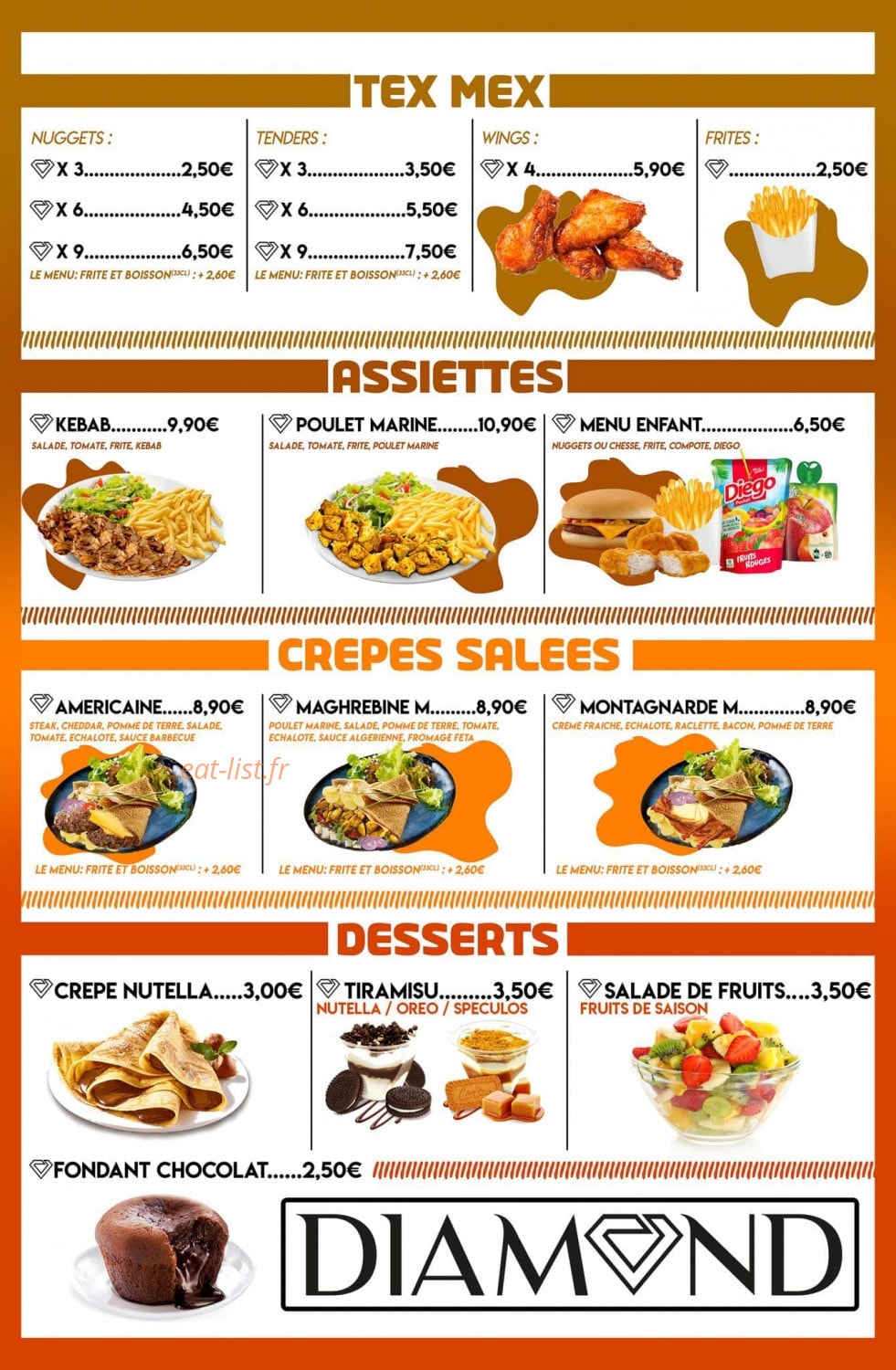 The Diamond — carte page 2