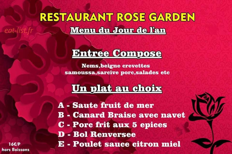 Yang rose garden — carte page 1