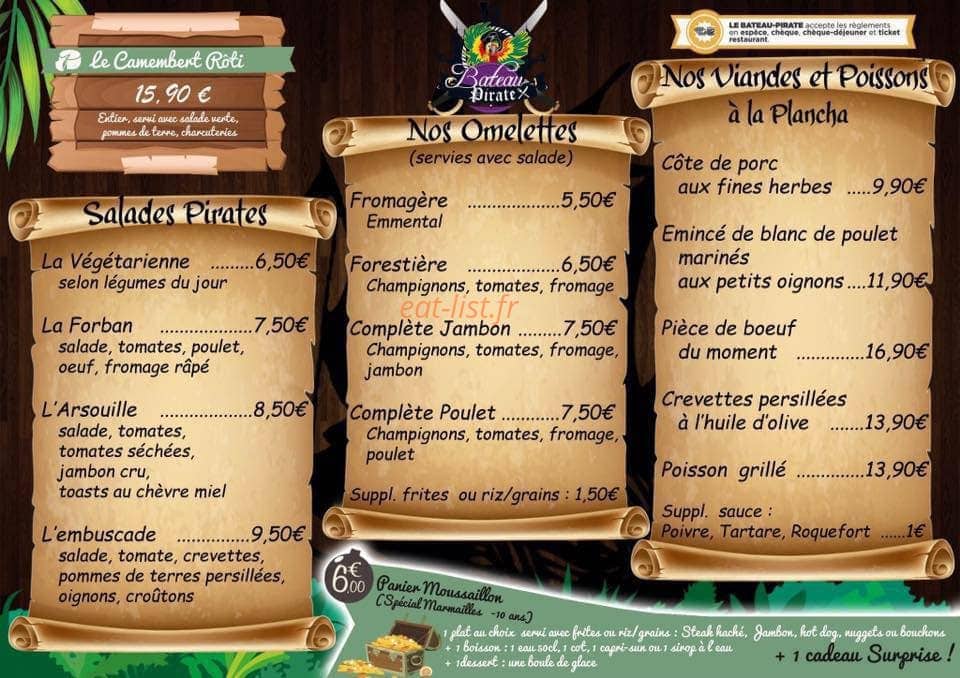 Bateau Pirate — carte page 1