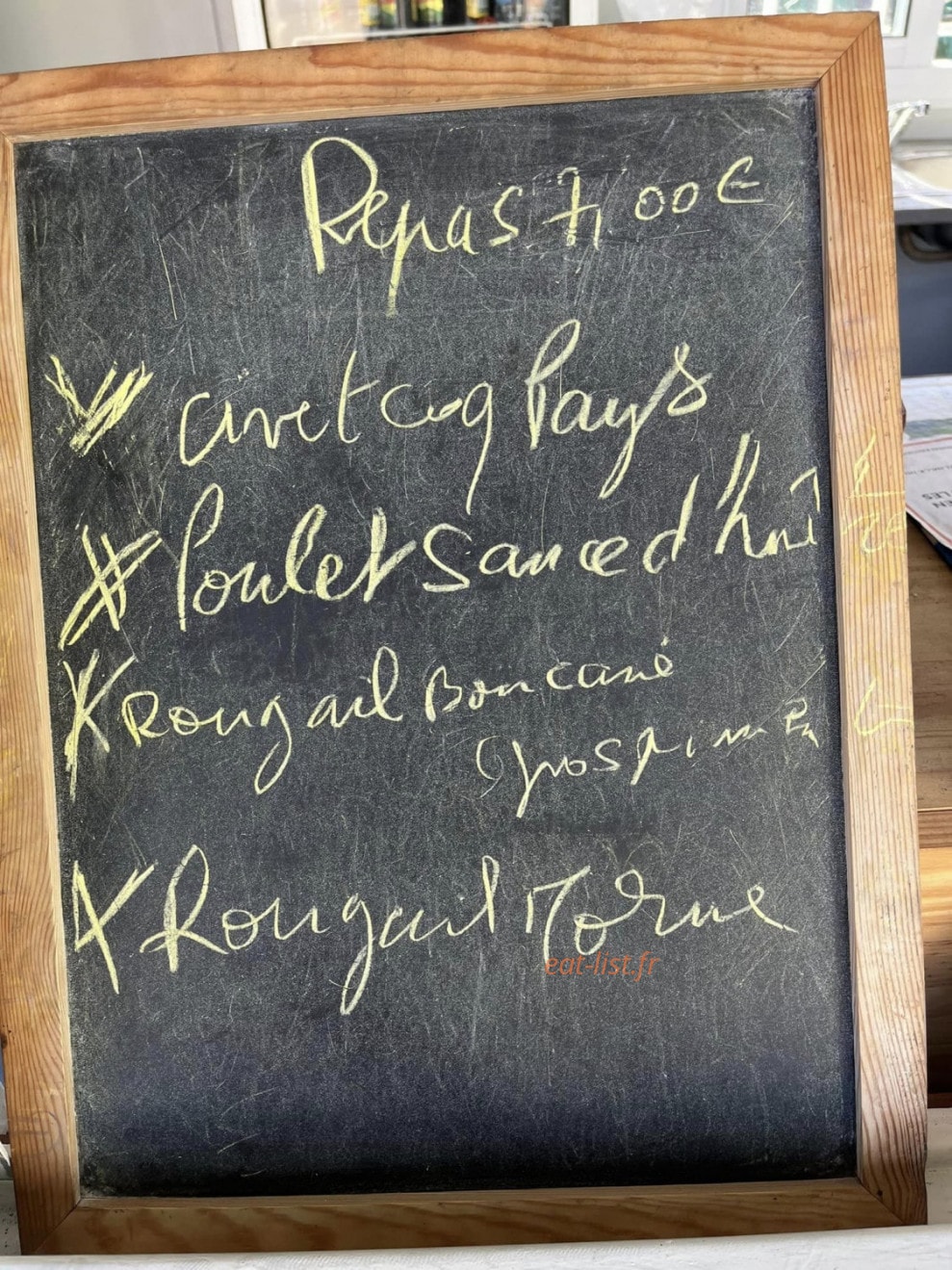 Chez Suzie — carte page 1