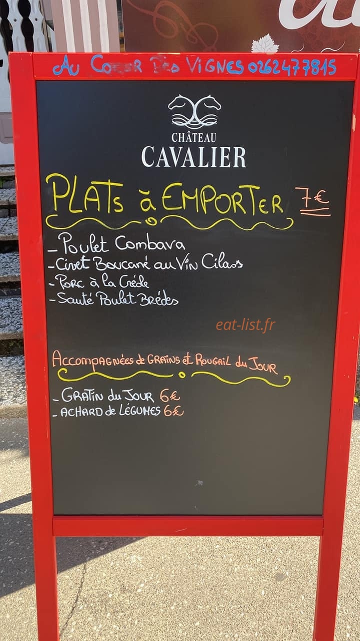 Au coeur des Vignes — carte page 1