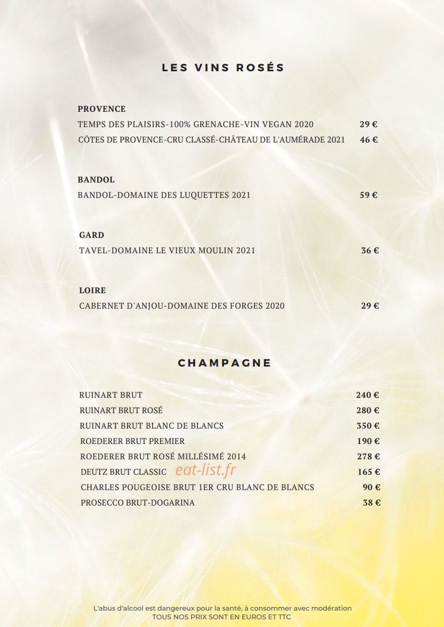 Le Carnotzet — carte page 8