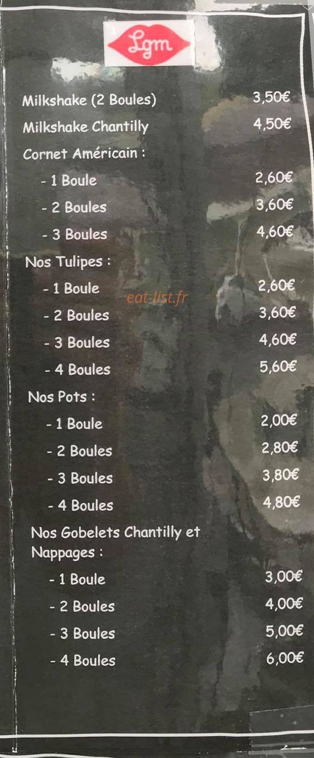 Entre Deux Délices — carte page 4