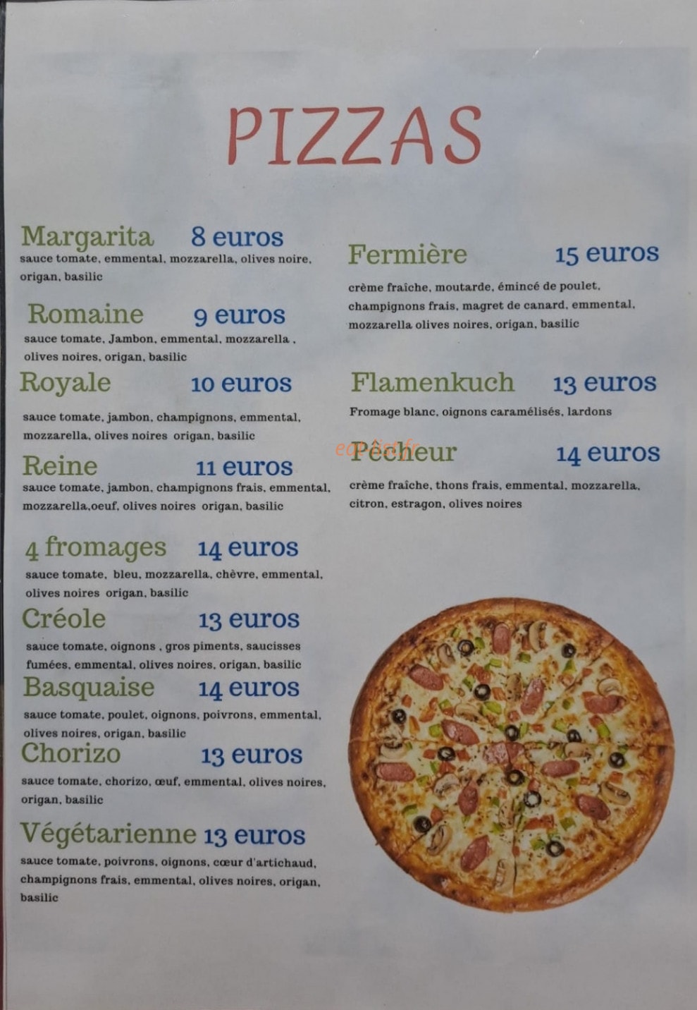 Label Fourchette — carte page 4