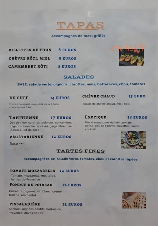 Label Fourchette — carte page 1