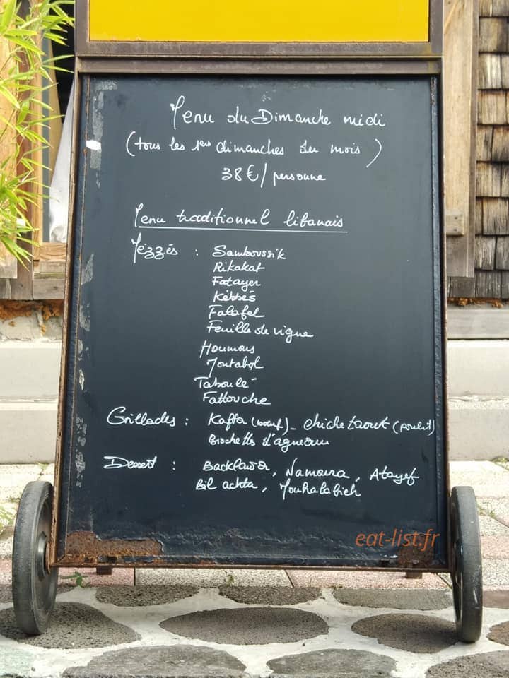 Ô Libané — carte page 1